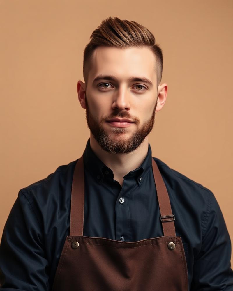 Retrato de Alex, Barbería y estilo masculino